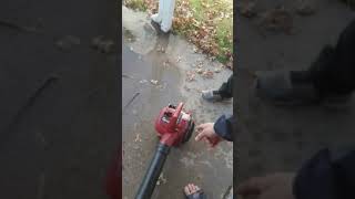 Leaf blower Homelite 26b [upl. by Dodge]