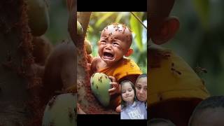 babycraying cryingtime babyloughing comedy baby crying cute cutebaby babycrying trolface [upl. by Inaflahk52]