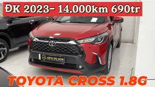 Toyota Cross 18G đk 2023 chỉ 690 triệu cross2023 ​⁠ThaiHocAuto [upl. by Ynnub]