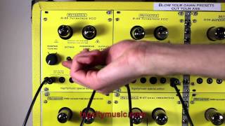 Beautiful Metasonix R55 Vacuum Tyratron VCO Arpeggiations [upl. by Nuncia833]