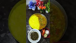 Todays Lunch Dal Palak amp Khichadi  Palak ki sabji shorts palak sabji dalpalak viralvideo [upl. by Ytsenoh172]