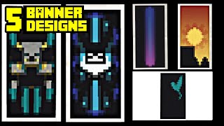 5 Banner Designs For Minecraft  Mine Hackzz [upl. by East962]