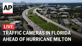 Hurricane Milton LIVE cam Traffic cameras in Florida [upl. by Faber371]