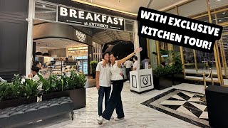 BREAKFAST AT ANTONIOS OPUS MALL  PreOpening First Look [upl. by Orvil]