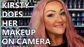 Kirsty Meakins Filming Make Up Tutorial NaioMakeup [upl. by Aita]