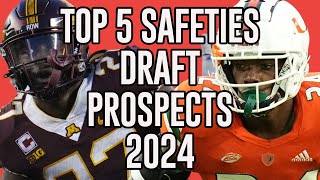 Top 5 Safeties in 2024 NFL Draft Tyler Nubin Kamren Kinchens amp More [upl. by Aikemet]