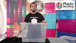 Wham Crystal 80lt Plastic Storage Box [upl. by Gideon209]