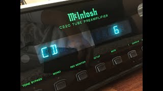 McIntosh C220 Preamplifier Repair [upl. by Ancelin64]