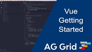 Getting Started with Vue using AG Grid [upl. by Nnaecarg244]