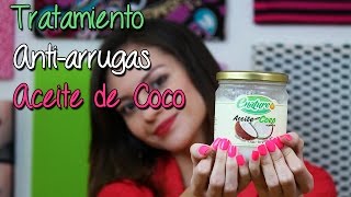 Tratamiento Antiarrugas Casero  con Aceite de Coco  Crema para las Arrugas  Catwalk [upl. by Gerri479]