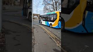 EV action in Kilmarnock with Stagecoach Yutong E12 73053 ADL E100 46009 and Volvo BZL 66010 [upl. by Burr836]