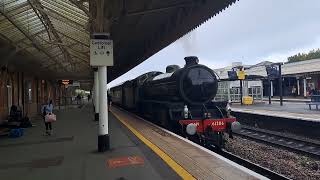 61306 mayflower 10th October 2024 leaving Taunton for crewe 5Z61 [upl. by Kaitlynn]