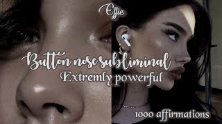 Get button nose in 1 min💗 1000 affirmations extremely powerful subliminal⚠️ [upl. by Downall]