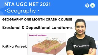 Erosional amp Depositional Landforms  Geography One Month Crash Course  Kritika Pareek [upl. by Drawd797]