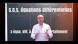 3 équations différentielles à maîtriser parfaitement en physique [upl. by Yaj]