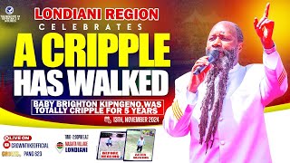 LONDIANI REGION CELEBRATES A CRIPPLE HAS WALKED  BABY BRIGHTON KIPNGENO  NOV 13TH 2024 [upl. by Mellicent569]