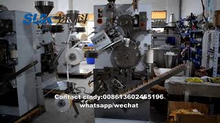 High speed tea bag packaging machine in Sri Lanka [upl. by Opiuuk944]