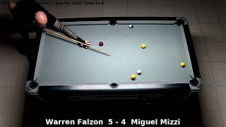 Warren Falzon vs Miguel Mizzi  UPM Challenger Series 2  Quarter final [upl. by Gona469]