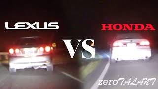 Altezza  IS200 vs Accord Euro R Touge  GO PRO FOOTAGE [upl. by Korten546]