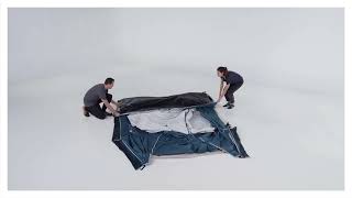 HOW TO FOLD UP QUECHUA ARPENAZ 41 FRESH amp BLACK TENT [upl. by Eiramanig]