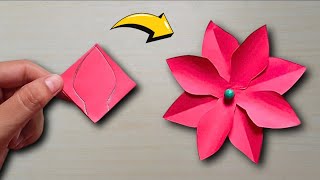 Origami Paper Folding Flower  Origami Flower  how to make a paper flower [upl. by Homerus564]