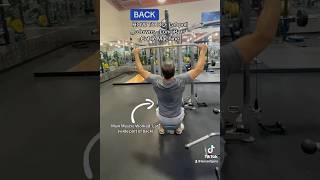 HOW TO DO Lat Pulldowns  Long bar cable machine gym fitness workout shorts [upl. by Legyn]