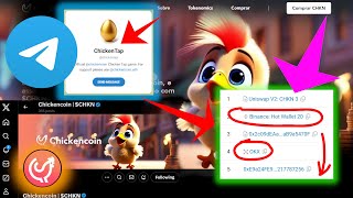 CHICKENCOIN Token e Airdrop no BOT do Telegram Tudo sobre [upl. by Edrea53]