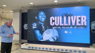 Mack Brown Signing Day Film Room Introducing 2023 UNC Recruiting Class with Highlights [upl. by Ryun]