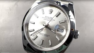 Rolex Oyster Perpetual Datejust 41 126300 Rolex Watch Review [upl. by Teahan]