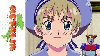 Hetalia World Series Official Dub clip  Sealand Transform [upl. by Kuster]