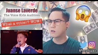 Juanse laverde audición completa la voz kids 2018  REACTION [upl. by Drewett]