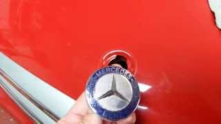 Mercedes Hood emblem replacement Fast and Easy [upl. by Anoyet]