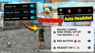 Free fire aimbot Apk ☠️ Macrodroid sensi  red button free fire 🔥 [upl. by Euphemie]