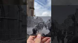 Royal Marine Commandos on DDay 1944 Then and Now dday80 thenandnow royalmarines [upl. by Illac]