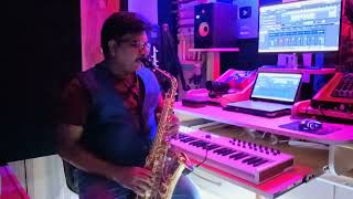 728 Jimmy Jimmy Jimmy Aaja Aaja Aaja Disco Dancer Kim Parvati Khan Saxophone Cover by Suhel [upl. by Akinod190]