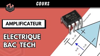 ÉLECTRIQUE ⚡Part 1 Cours Amplificateur Régime saturé Comparateur à simple seuil [upl. by Oigaib]