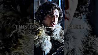 Valerian steel 🔥🔥🔥🔥🔥 gameofthrones got john snow [upl. by Tye100]