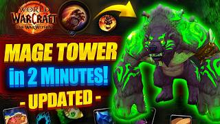 How to Beat Guardian Druid Mage Tower In 2 Minutes  ✅ WAR WITHIN Guide [upl. by Arinaj68]