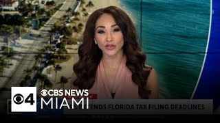 IRS pushing back tax deadlines for Floridians impacted by Hurricane Milton [upl. by Ardnoel]