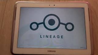 How to upgrade Android in Samsung Galaxy Note GTN8010  Lineage OS 160 2021 [upl. by Eugenle]