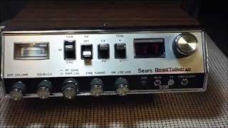 Sears Road Talker 40 SSB AM Slant Face 93438270700 CB Radio Base or Mobile [upl. by Inar]