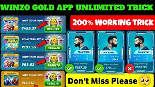 WINZO GOLD APP UNLIMITED MONEY EARNING TRICKS IN TAMILHOW DO EARN WINZO GOLD MONEYONLINE EARNING [upl. by Moffit]