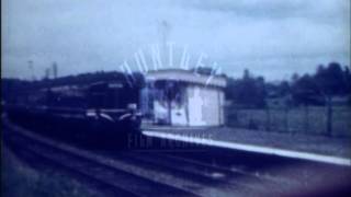 Railways steam and diesel 1950s  Film 34032 [upl. by Abas]