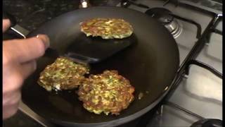 Courgette Fritters  easy recipe  Delicious [upl. by Anomas]