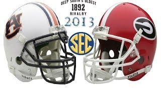 7 Auburn vs 25 Georgia  2013 [upl. by Netneuq652]