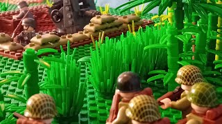 Lego WW2  Battle in trenches [upl. by Akcired]