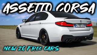 Assetto Corsa  NEW 26 FREE CARS MODS  February 2024   Download Links 📂 [upl. by Akinnor]