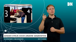 Minder steun door armere gemeenten [upl. by Aerdied974]