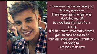 Justin Bieber  Believe Lyrics [upl. by Salli642]