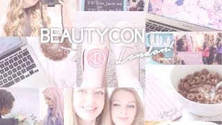 ♡BeautyCon London 2015  Haul And Vlog  Floral Princess♡ [upl. by Ardin623]